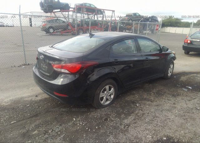 цена в сша 2014 HYUNDAI ELANTRA KMHDH4AE1EU170424