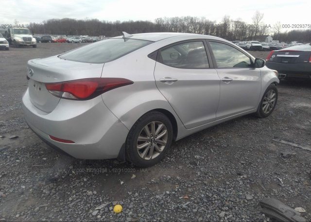 цена в сша 2016 HYUNDAI ELANTRA KMHDH4AEXGU488027
