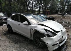 2020 Tesla Model Y LONG RANGE VIN 5YJYGDEF6LF037496 фото с аукциона 5