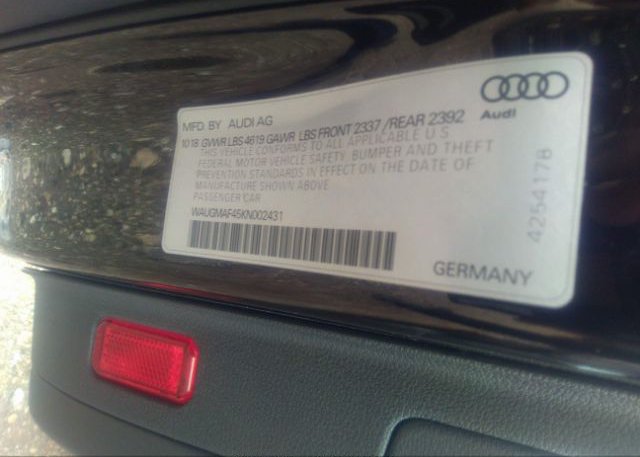 2019 AUDI A4 VIN: WAUGMAF45KN002431