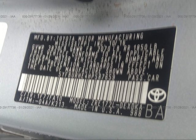 5YFBURHE4HP587659 2017 TOYOTA COROLLA