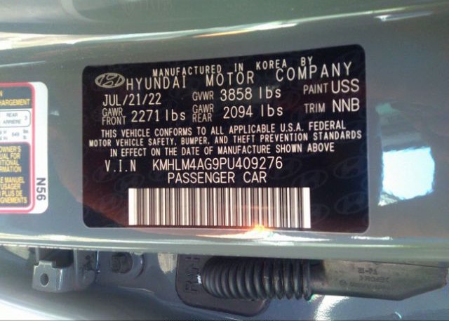 2023 HYUNDAI ELANTRA(VIN: KMHLM4AG9PU409276