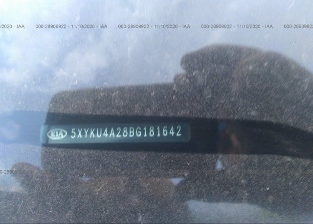 5XYKU4A28BG181642 2011 KIA SORENTO