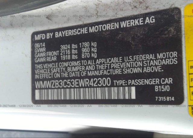 WMWZB3C53EWR42300 2014 MINI COOPER COUNTRYMAN