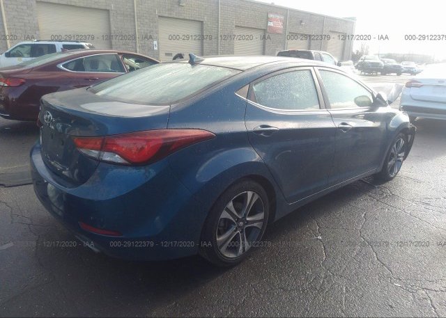 цена в сша 2014 HYUNDAI ELANTRA KMHDH4AH0EU066050