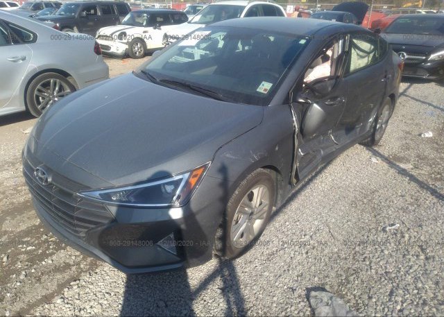 из сша 2019 HYUNDAI ELANTRA KMHD84LFXKU745007