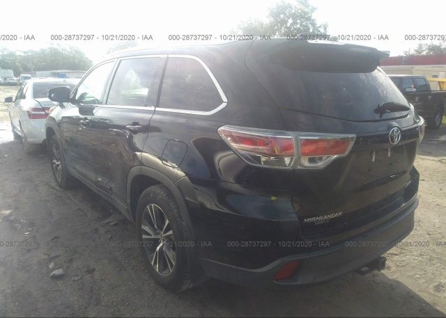 купить 2016 TOYOTA HIGHLANDER 5TDJKRFH2GS245647