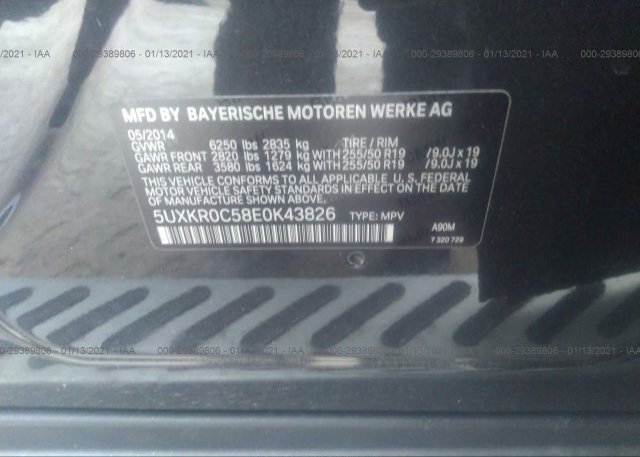 5UXKR0C58E0K43826 2014 BMW X5