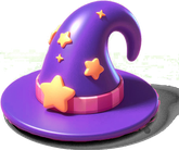 [3D Wizard Hat Logo Here]