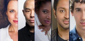 Winter's Tale: "Photo compliments of WMPAC" for five actors.