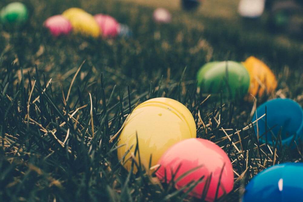 easter egg stock photo