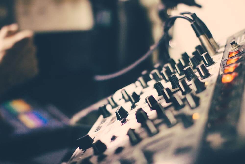sound board stock photo