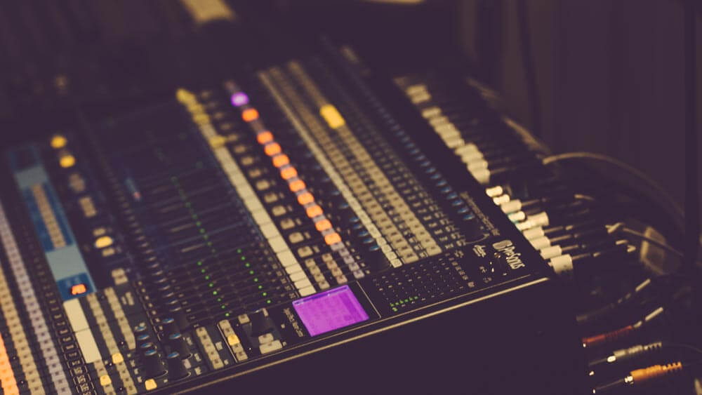 sound board stock photo