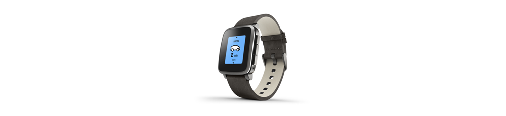Pebble Time Steel smartwatch