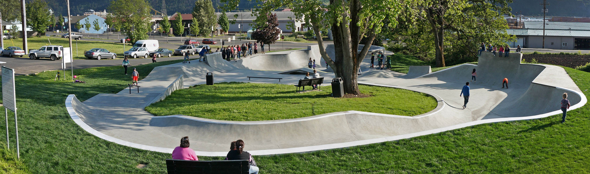 Daubenspeck Park Skatepark Bingen, WA West Coast Skateparks