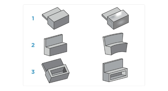 Avoid defects in moulded parts