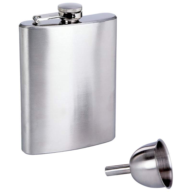 Wholesale 6.8oz Flask with Built-In Cup - Buy Wholesale Flasks