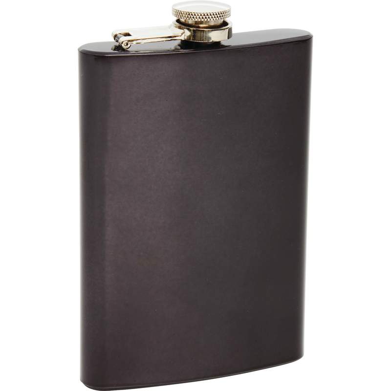 Wholesale 8oz Graphite Black Flask Buy Wholesale Flasks