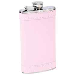 6oz Pink Wrap Flask