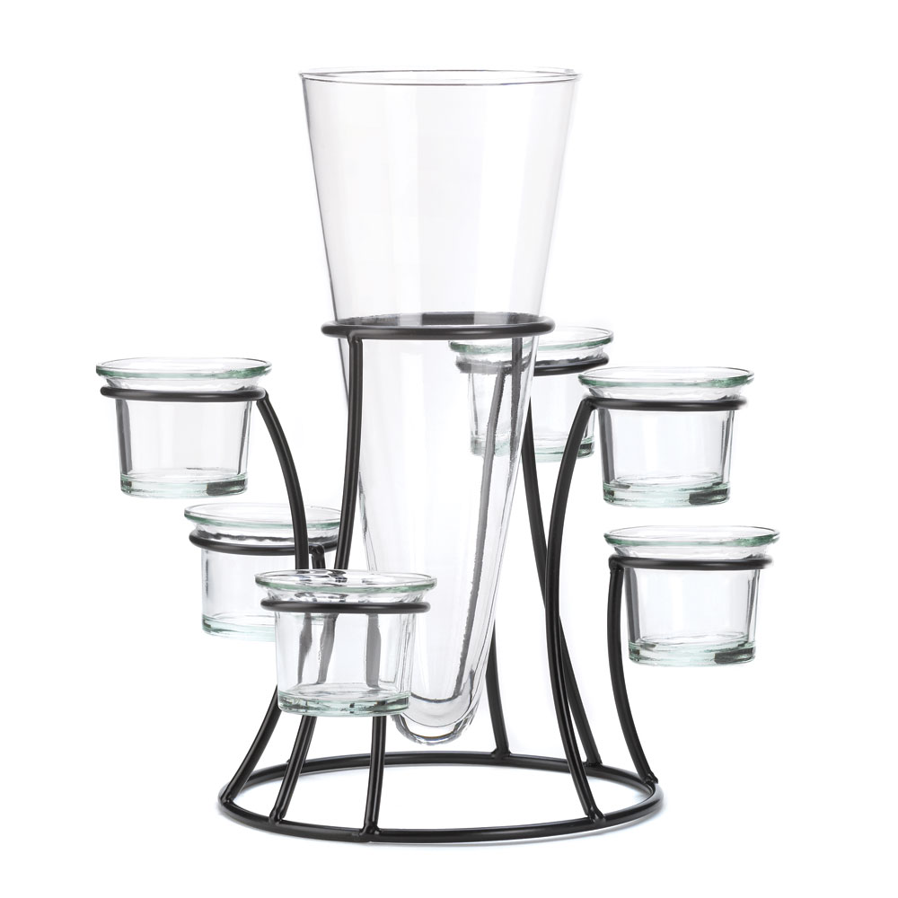 Wholesale Circular Candle Stand With Vase Buy Wholesale Wedding