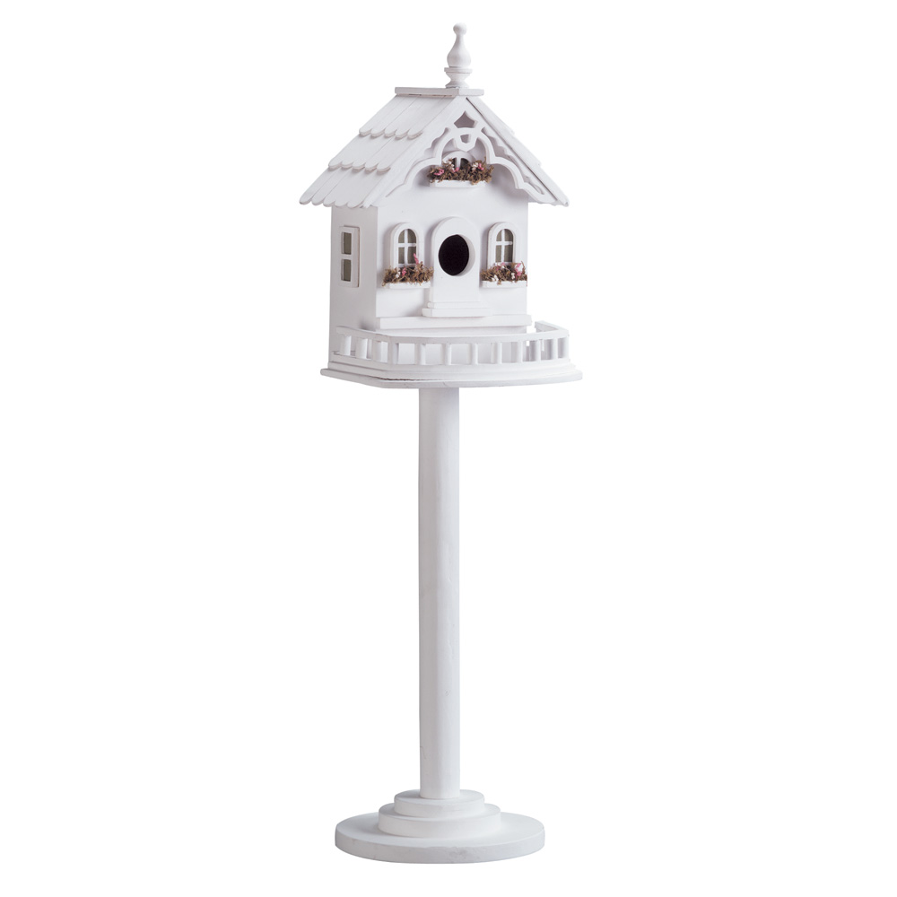 Wholesale Wood Victorian Birdhouse on Stand Buy Wholesale Birdhouses