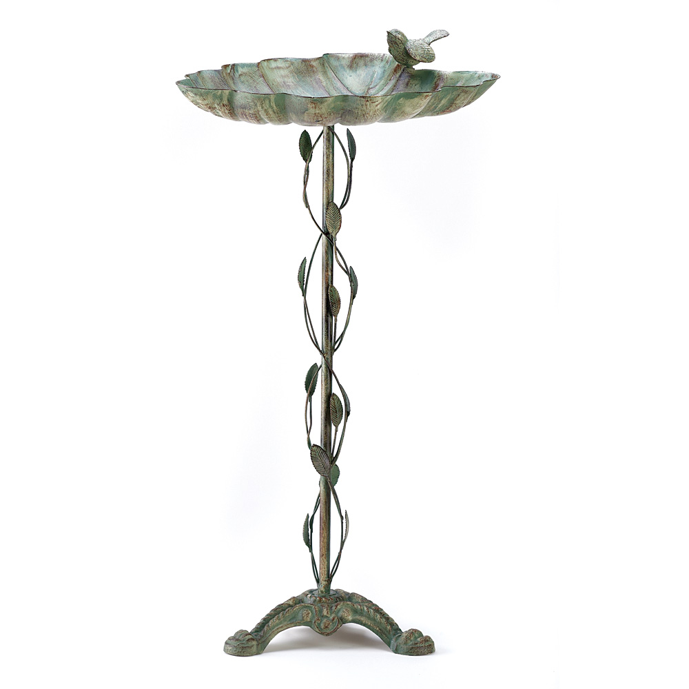 Wholesale Verdigris Leaf Birdbath Buy Wholesale Bird Baths
