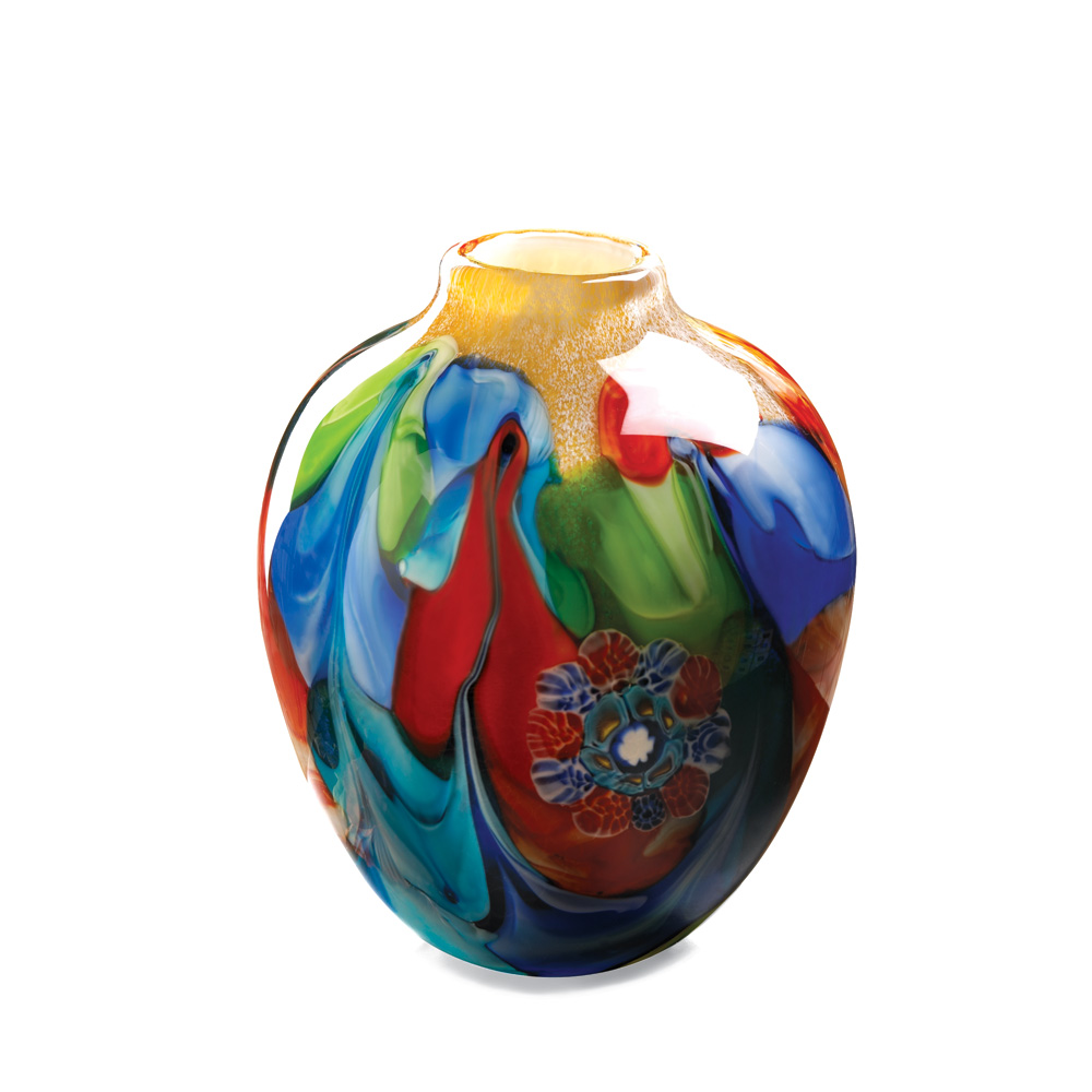 Wholesale Floral Fantasia Art Glass Vase Buy Wholesale Glass Art