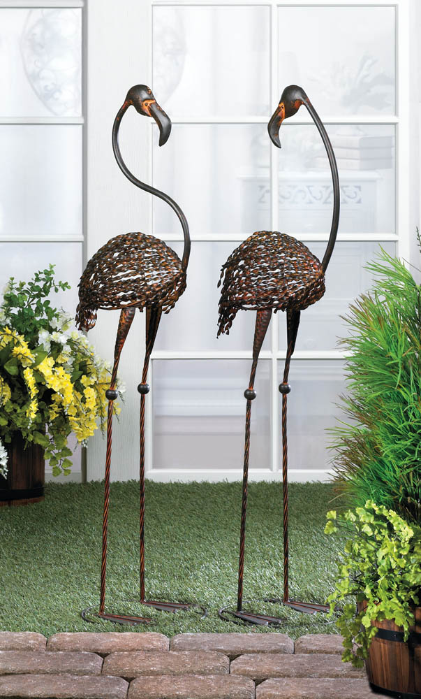 Wholesale Wild Flamingo Garden Art Duo - Buy Wholesale Garden Statues Wholesale Wild Flamingo Garden Art Duo - Buy Wholesale Garden Statues