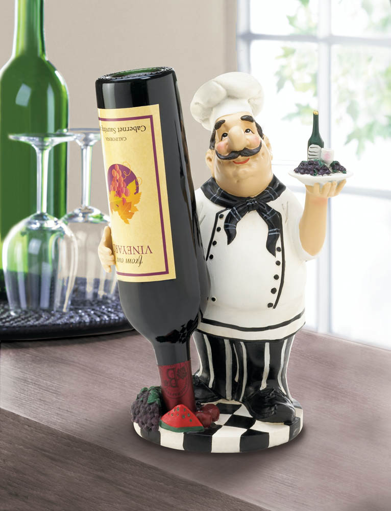 Wholesale Chef Wine Bottle Holder Buy Wholesale Wine Decor