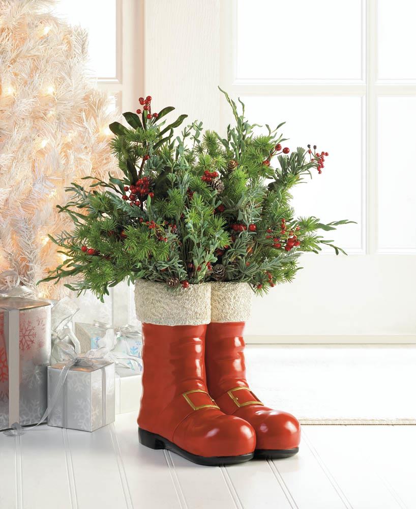 wholesale santa red boots decorative vase for sale at bulk cheap prices - Wholesale Country Christmas Decor wholesale santa red boots decorative vase for sale at bulk cheap prices - Wholesale Country Christmas Decor