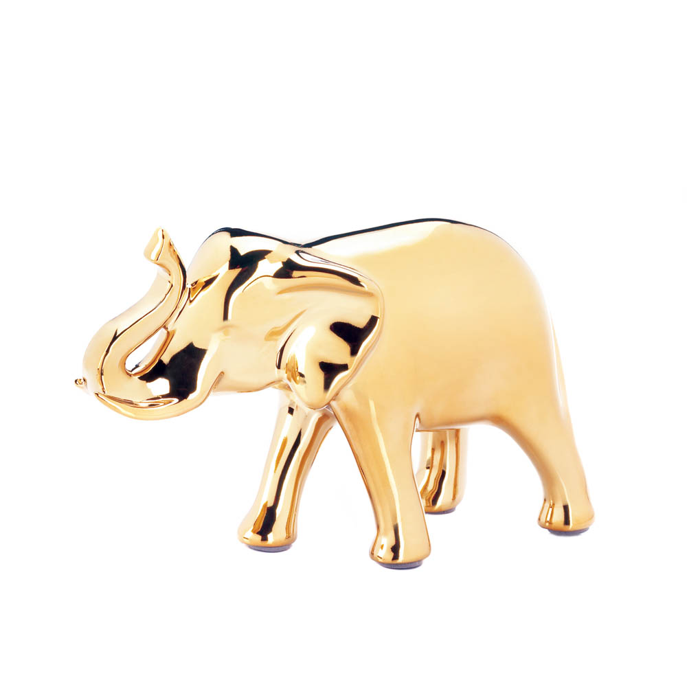 Wholesale Small Golden Elephant Figure Buy Wholesale Figurines