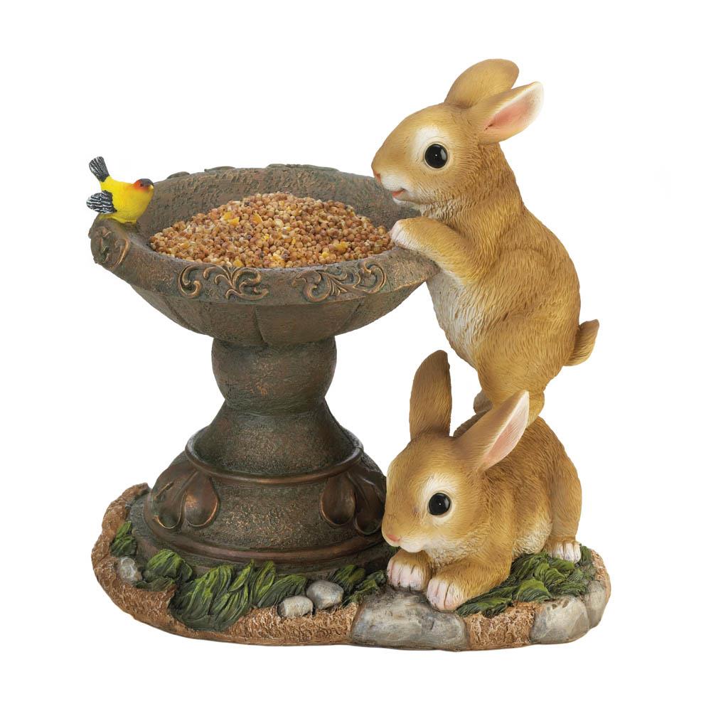 Wholesale Playful Bunnies Bird Feeder Buy Wholesale Birdfeeders
