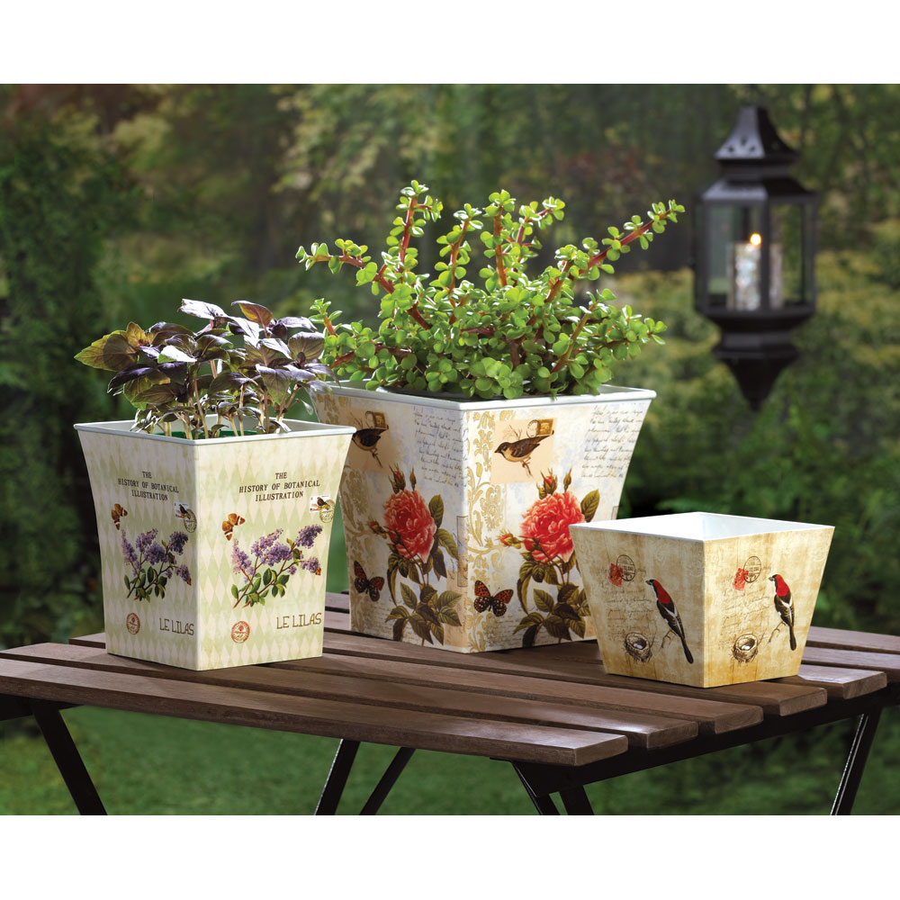Wholesale Botanical Garden Planter Trio Buy Wholesale Garden Planters