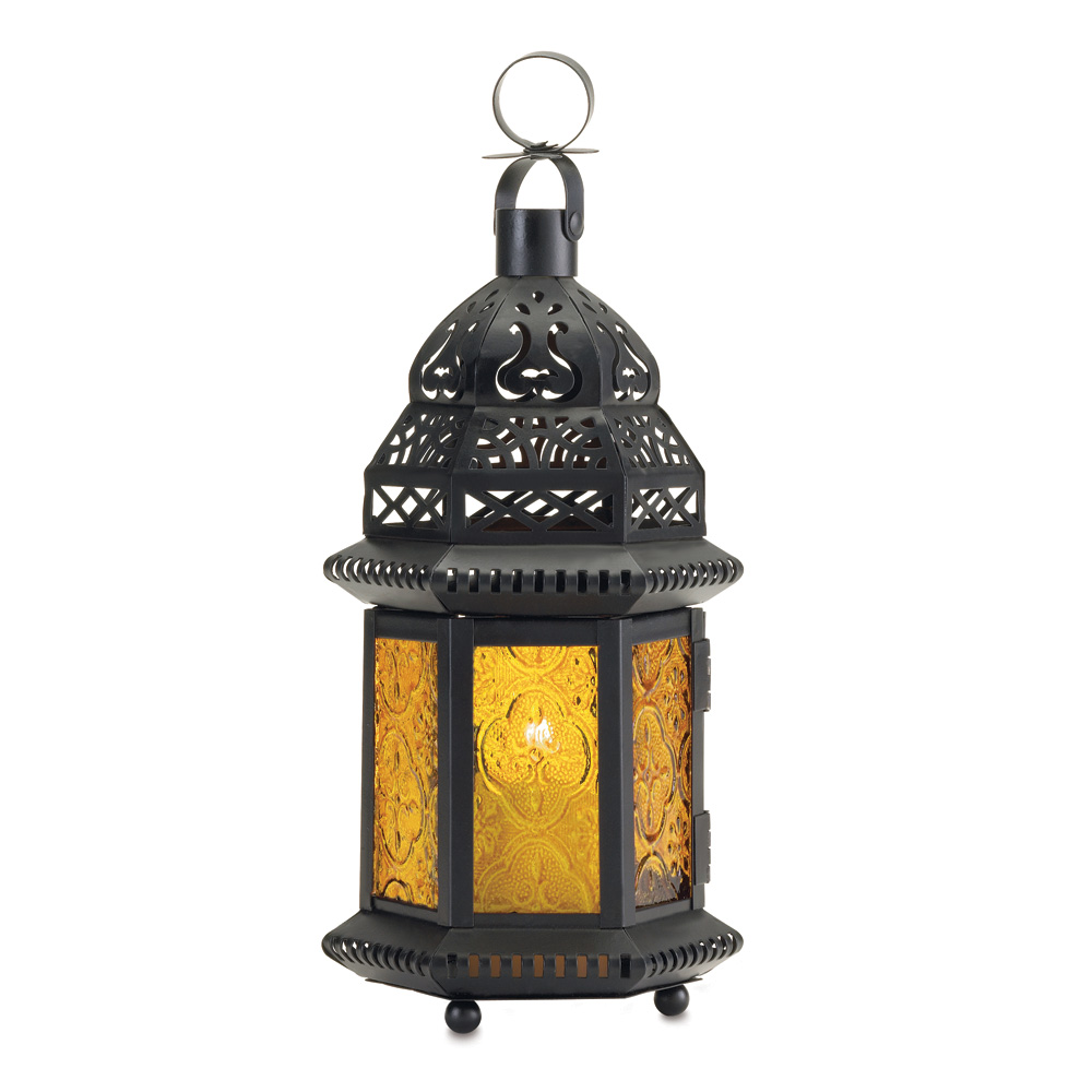 Wholesale Lantern with Yellow Glass Buy Wholesale Home Furnishings