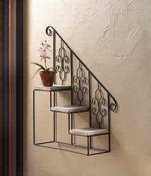Black Staircase Wall Display