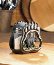 Bear Paw Salt And Pepper Holder