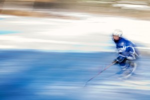 Hockey Player on Ice