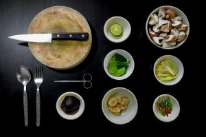 Plates of Various Food