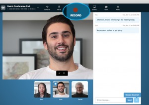 call recording computer screen