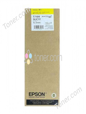 Epson SC10Y70 イエローインク 700ml Epson T710400,SLIC1Y,C13T710400 EPSON T7104 INK CARTRIDGE YELLOW