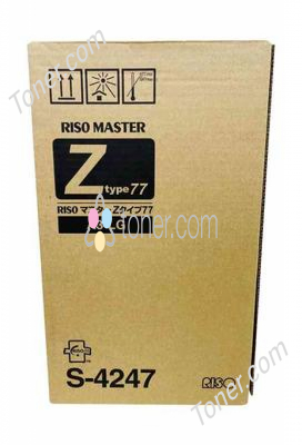 RISOマスター Zタイプ77　S-4247 4本 Riso S-4247,S4247 RISO Z TYPE 77 MASTER A3-LG HQ Master