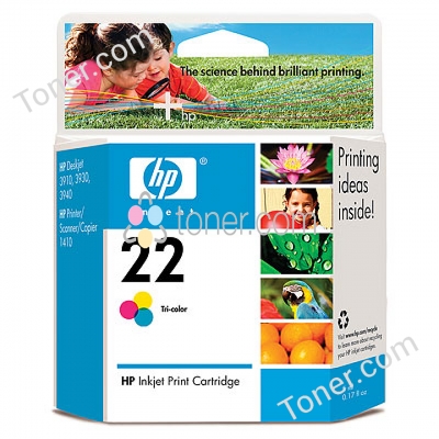 HP C9352AL HP 22 INK TRI-COLOR Ink Cartridge Toner.com information