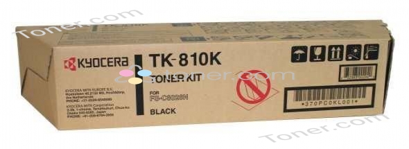 Toner cartridge kyocera kit Black 20k tk-810k for fs-c8026n (370pc0kl) (632983002940)