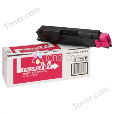 Kyocera 1t02ktbnl0 ''tk-580m'' cartouche toner, couleur magenta, pour imprimante fs-c5150dn (632983017340)
