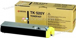 Toner cartridge kyocera tk-520y toner Yellow 4k for fs-5015n (0t2hjaeu) (632983005927)