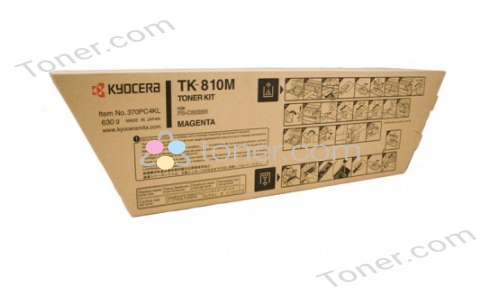 Toner cartridge kyocera kit magenta 20k tk-810m for fs-c8026n (370pc4kl) (632983002988)