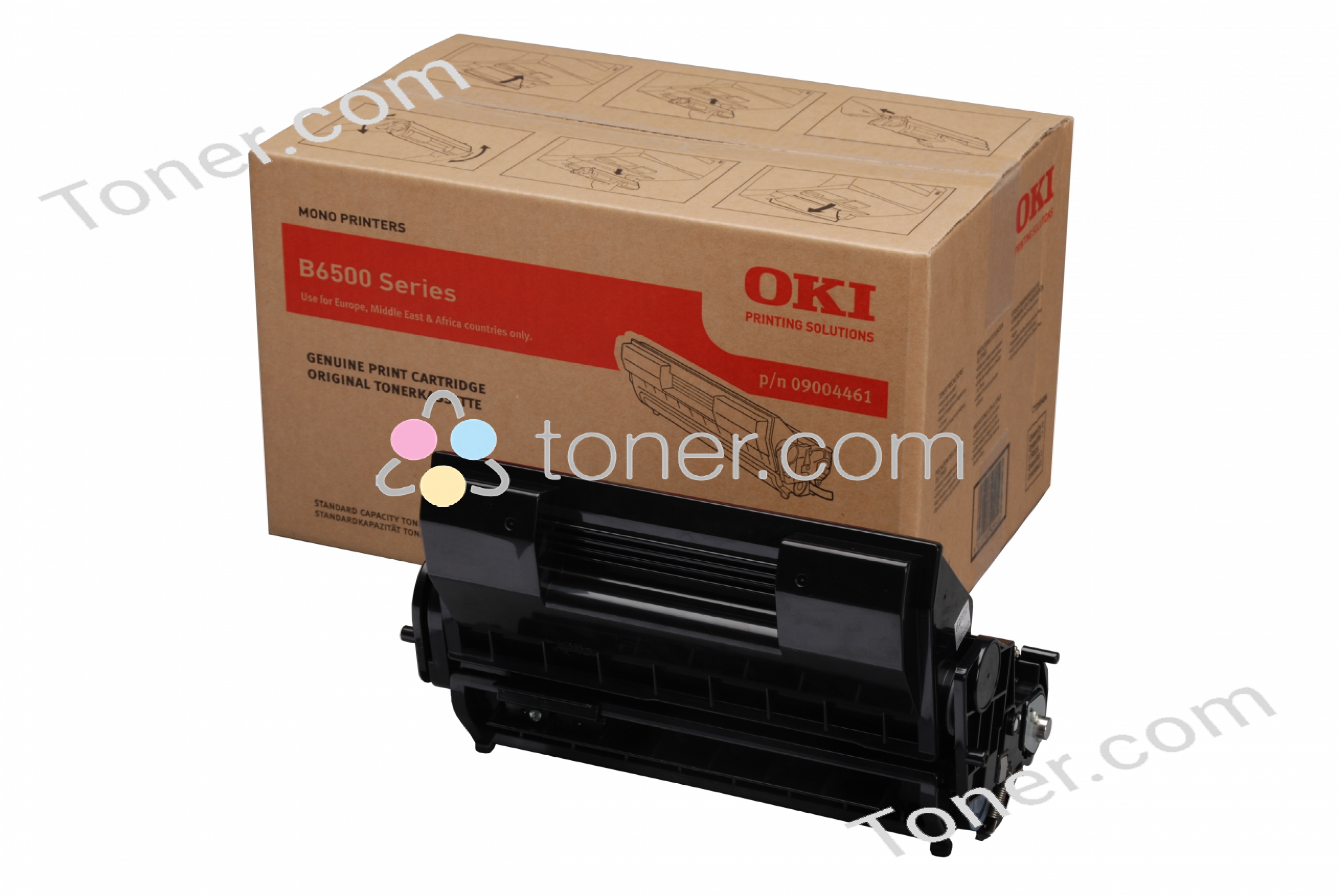 Toner cartridge Black 13k for b6500 (09004461) (5031713929123)