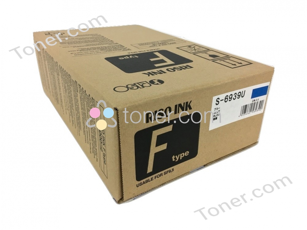 Riso S-6939U,S6939U RISO F TYPE INK BLUE Ink Toner.com information