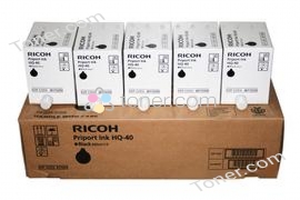 Ricoh 817225 RICOH HQ-40 INK BLACK 5-PACK Ink Toner.com information