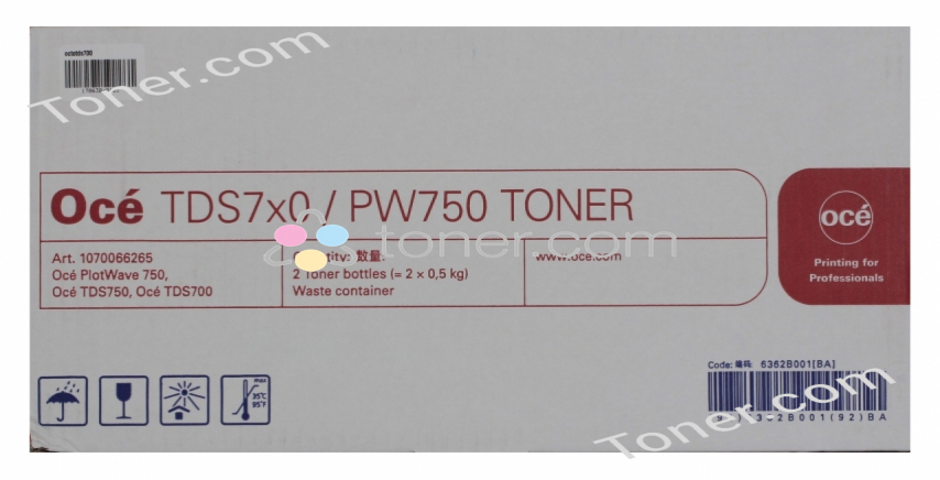 Oce 1070066265,6362B001BA,6362B001[BA] OCE TDS700 TONER BLACK 